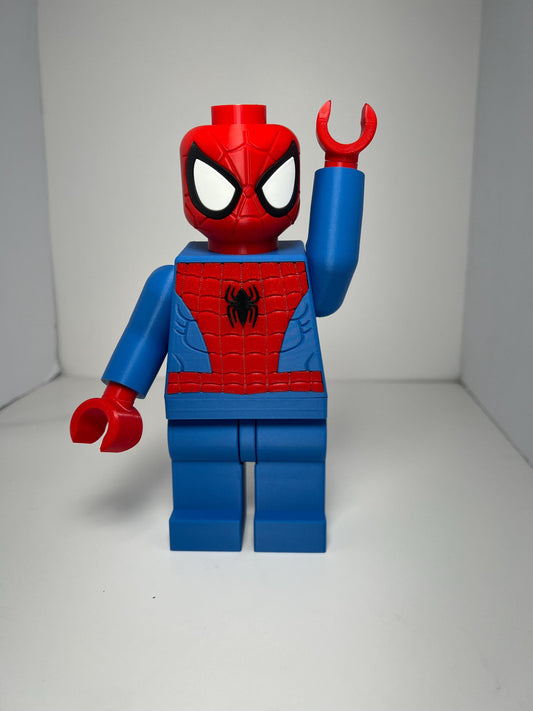 3D Printed Big Brick Spider Hero Figurine