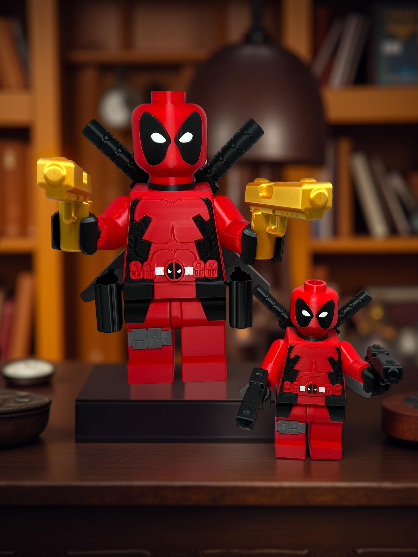 3D Printed Big Brick Deadpool Figurine