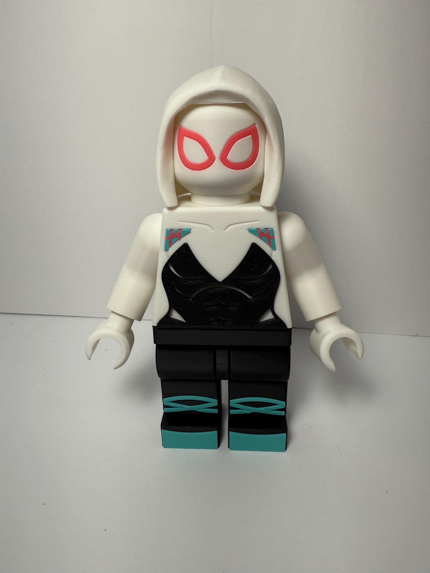 3D Printed Brick Arachnid Woman Hero Figurine