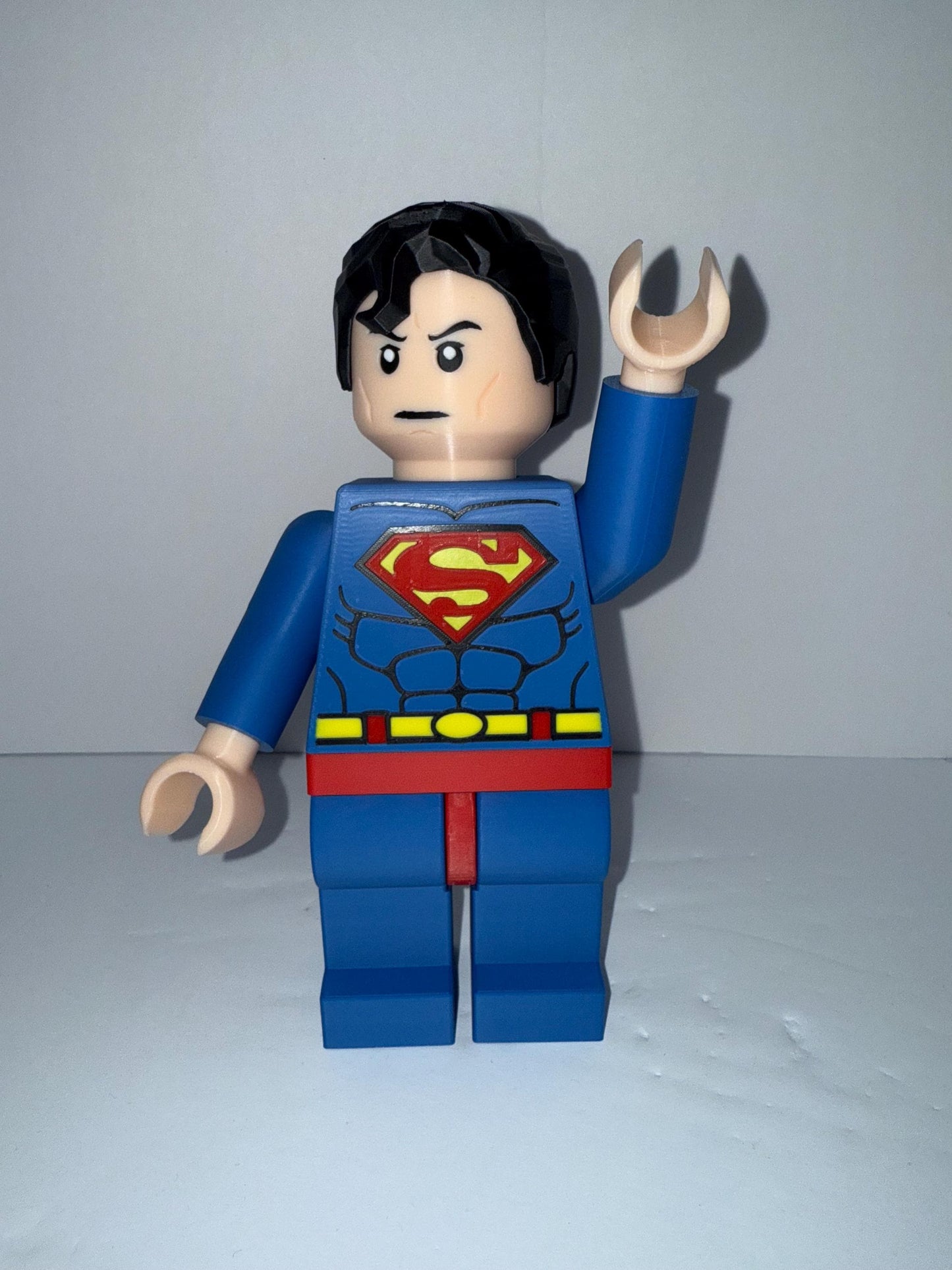 3D Printed Brick Super Hero Man