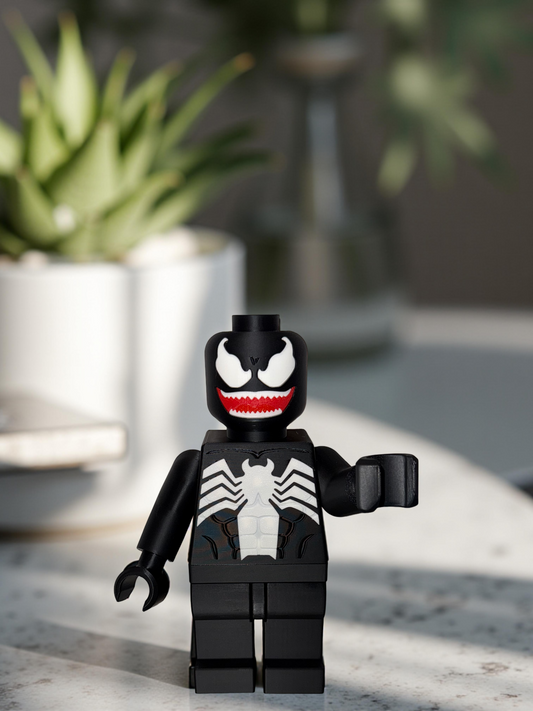 3D Printed Big Brick Spider Villain Figurine