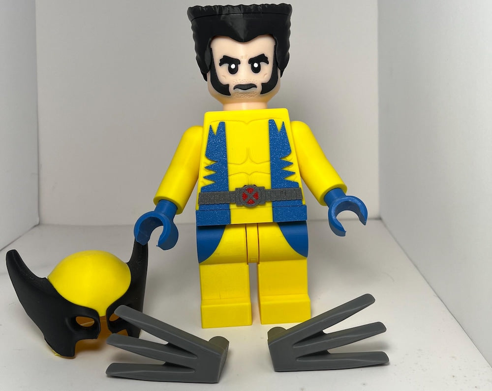 3D Printed Big Brick Logan Figurine