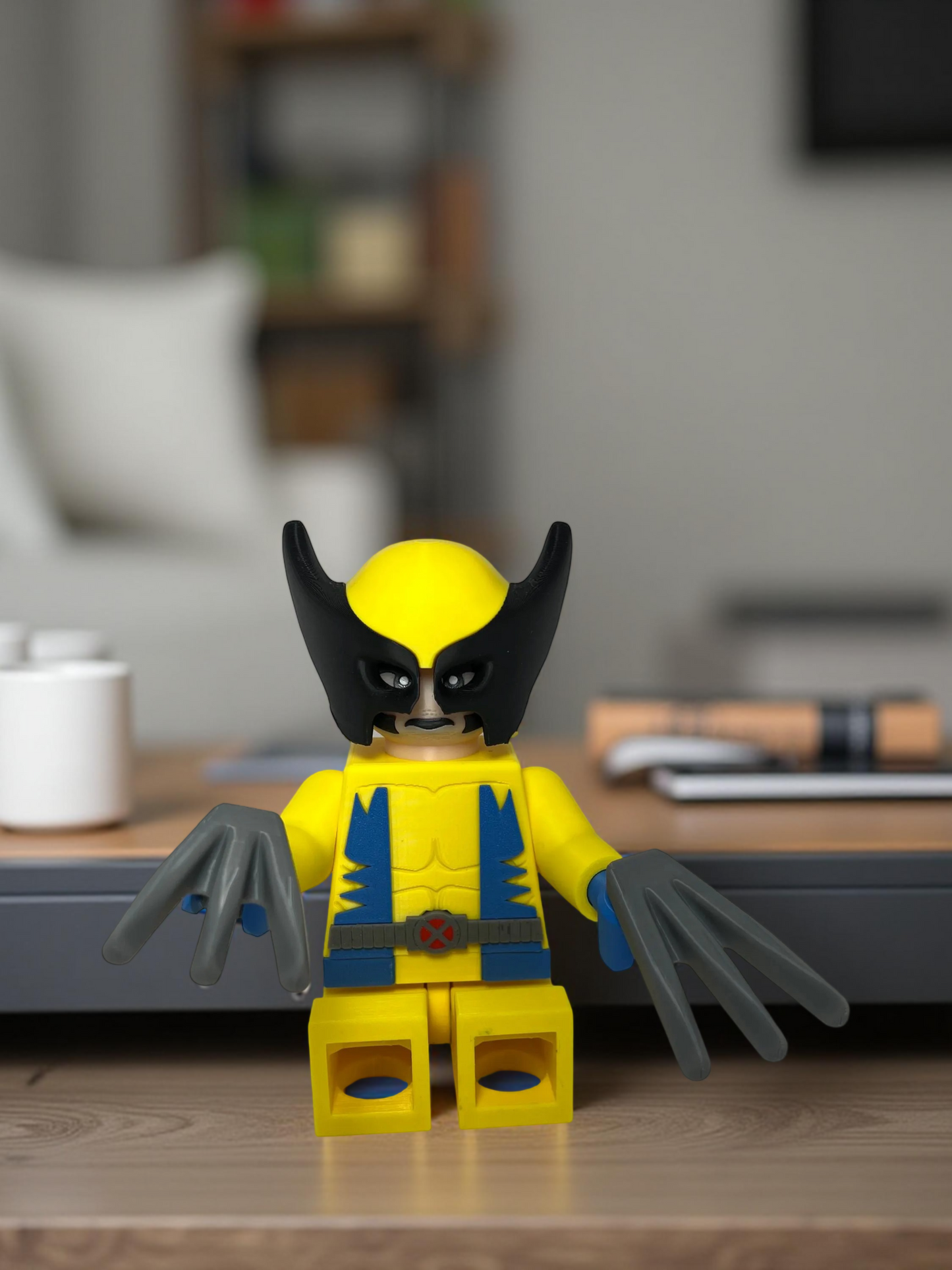 3D Printed Big Brick Logan Figurine