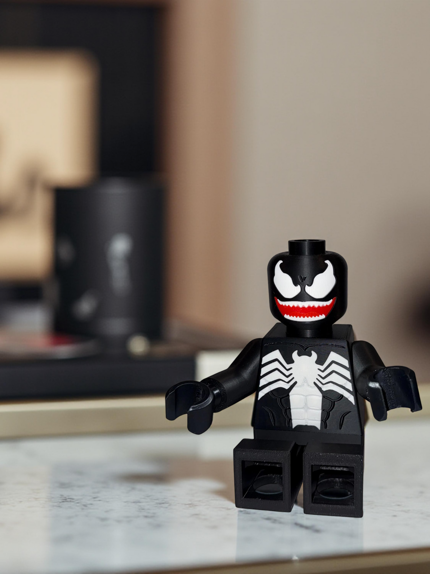 3D Printed Big Brick Spider Villain Figurine