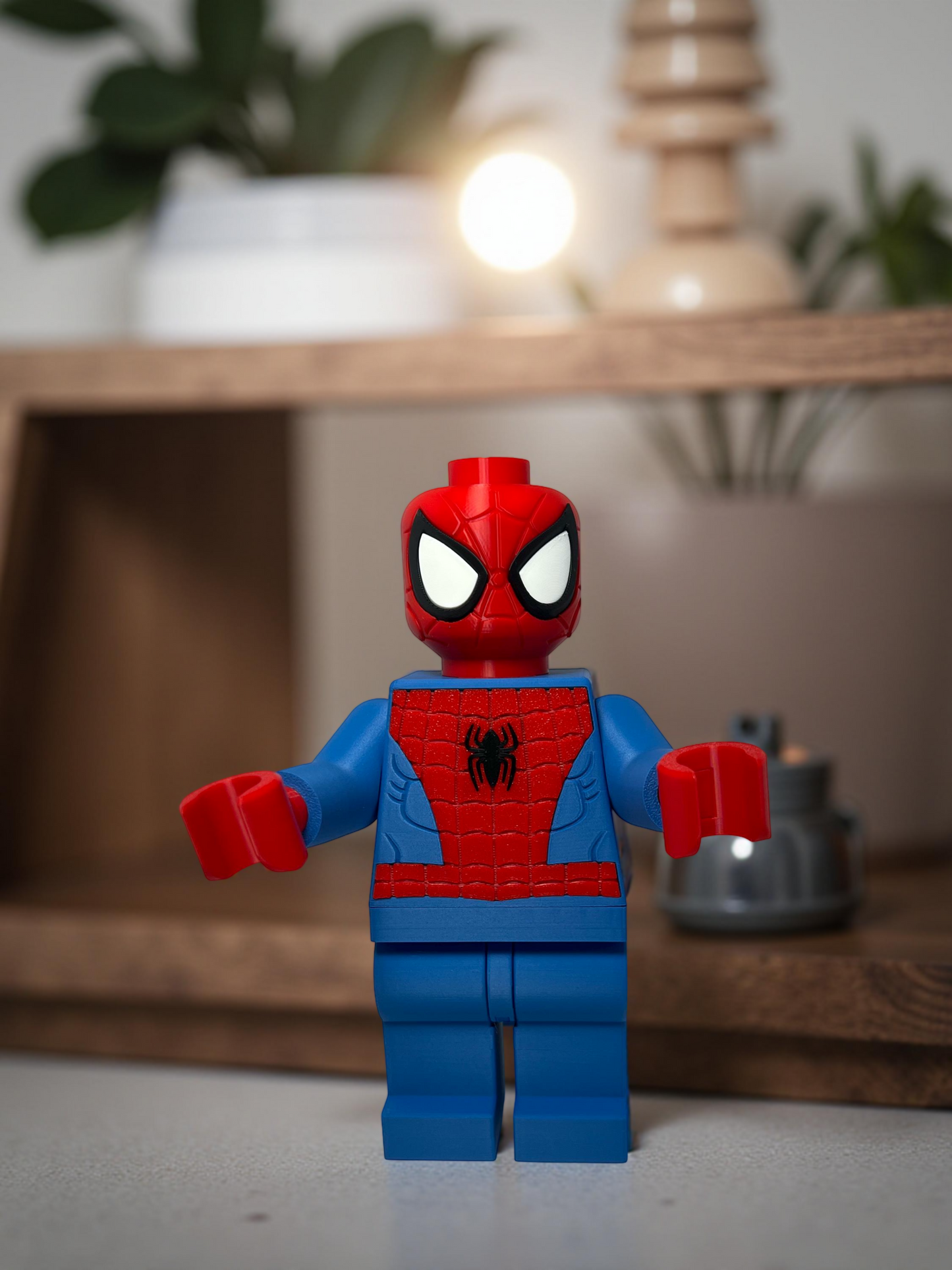 3D Printed Big Brick Spider Hero Figurine
